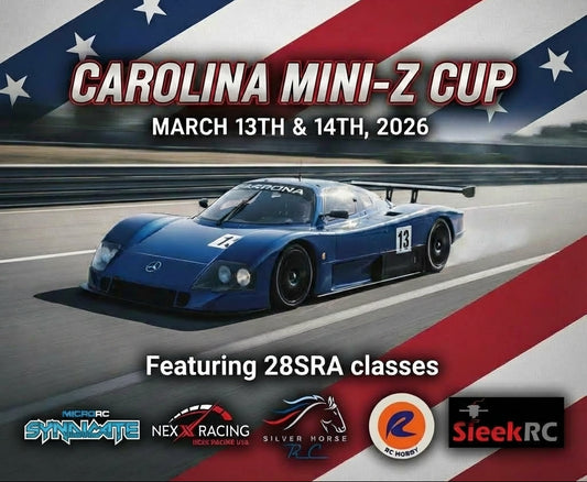 2026 March 13th & 14th Carolina Mini-z Cup (2 class limit)