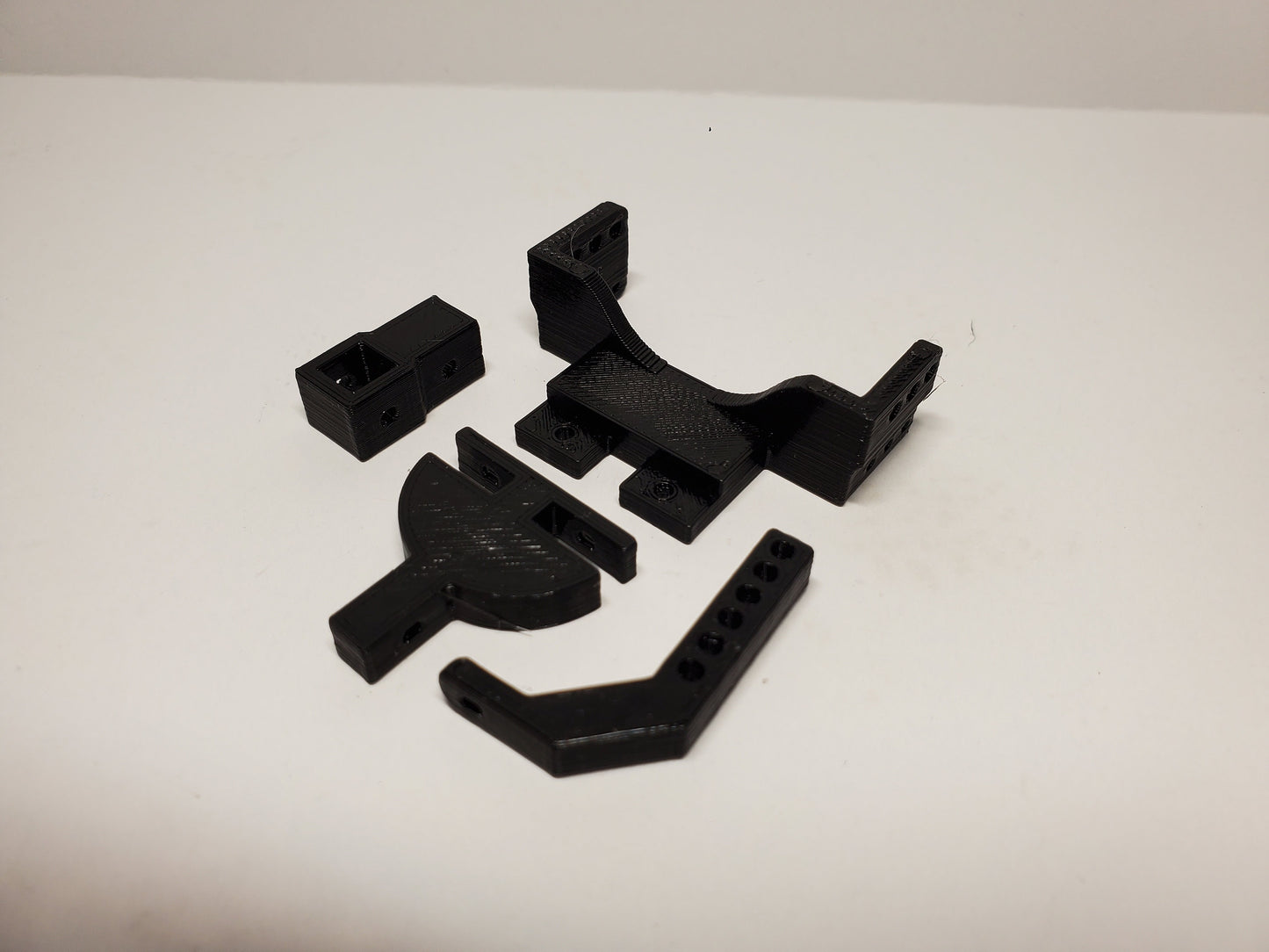 Trailer Drop Hitch for SCX24 Jeep and C10 Crawlers Adjustable