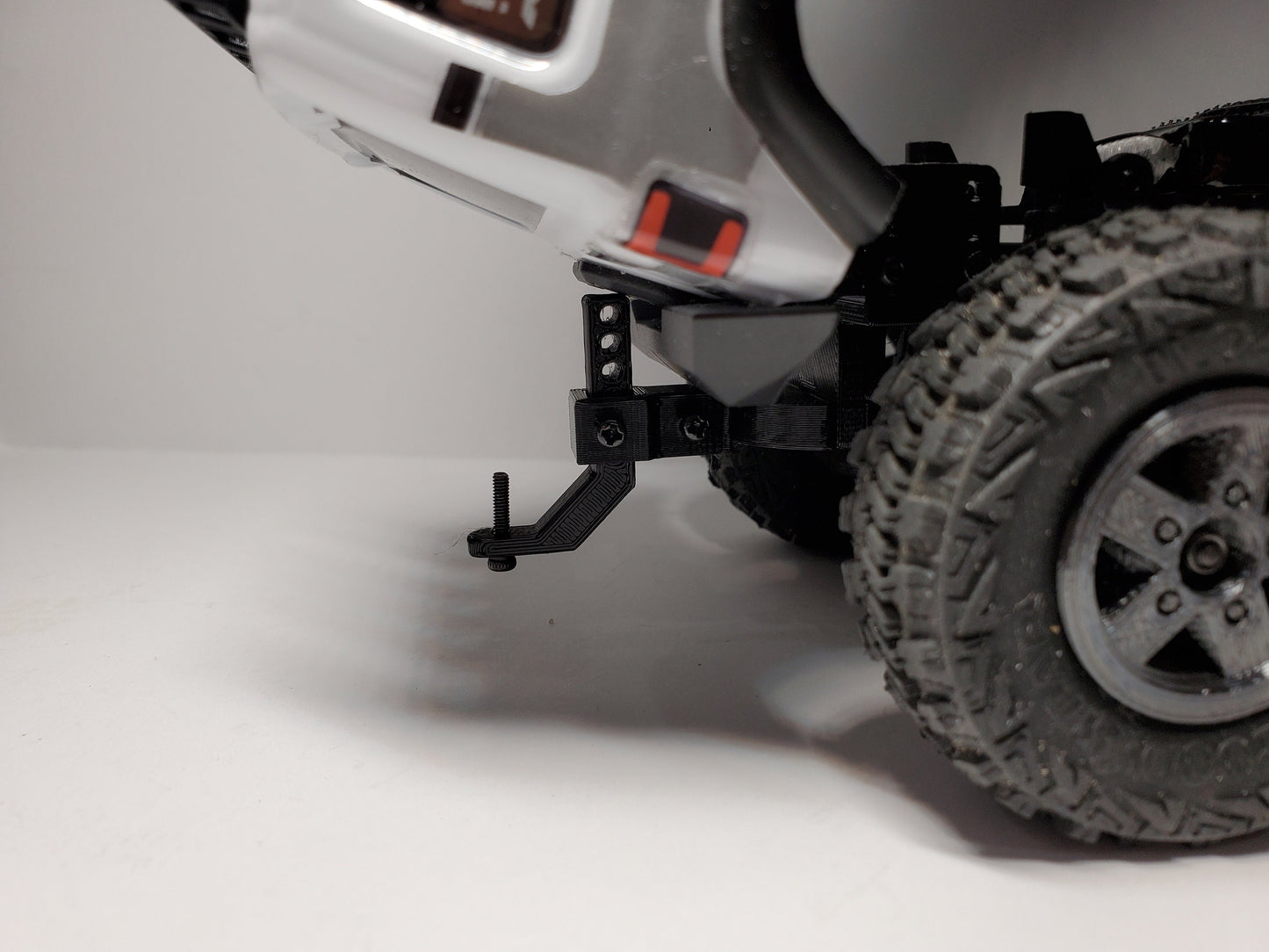 Trailer Drop Hitch for SCX24 Jeep and C10 Crawlers Adjustable