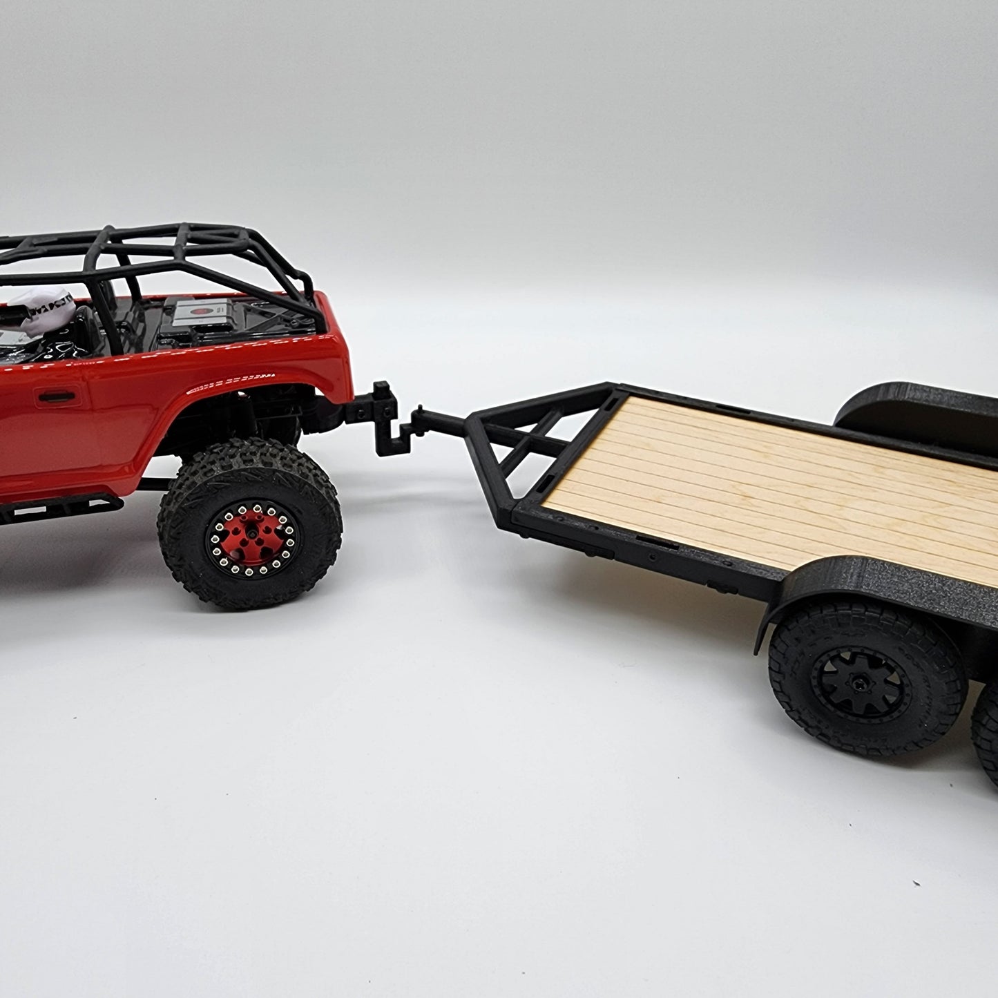 Trailer Drop Hitch for SCX24 Deadbolt Crawlers Adjustable