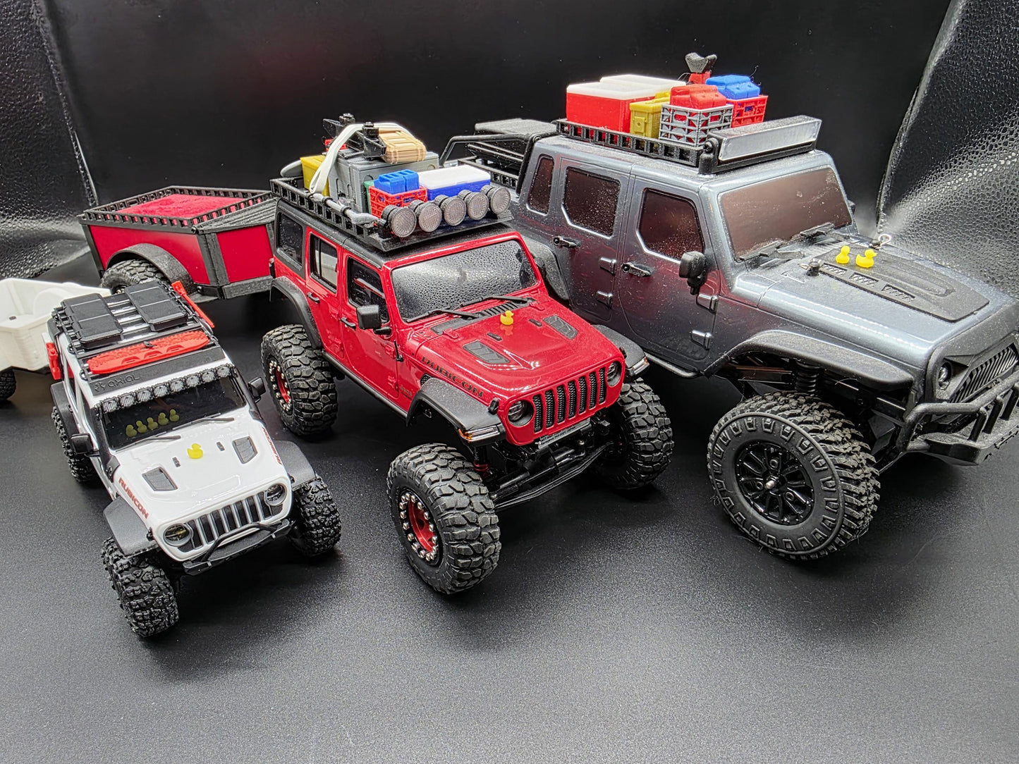 Small scale Rubber Ducks for small RC crawlers and Jeeps 1/18 1/24 1/30