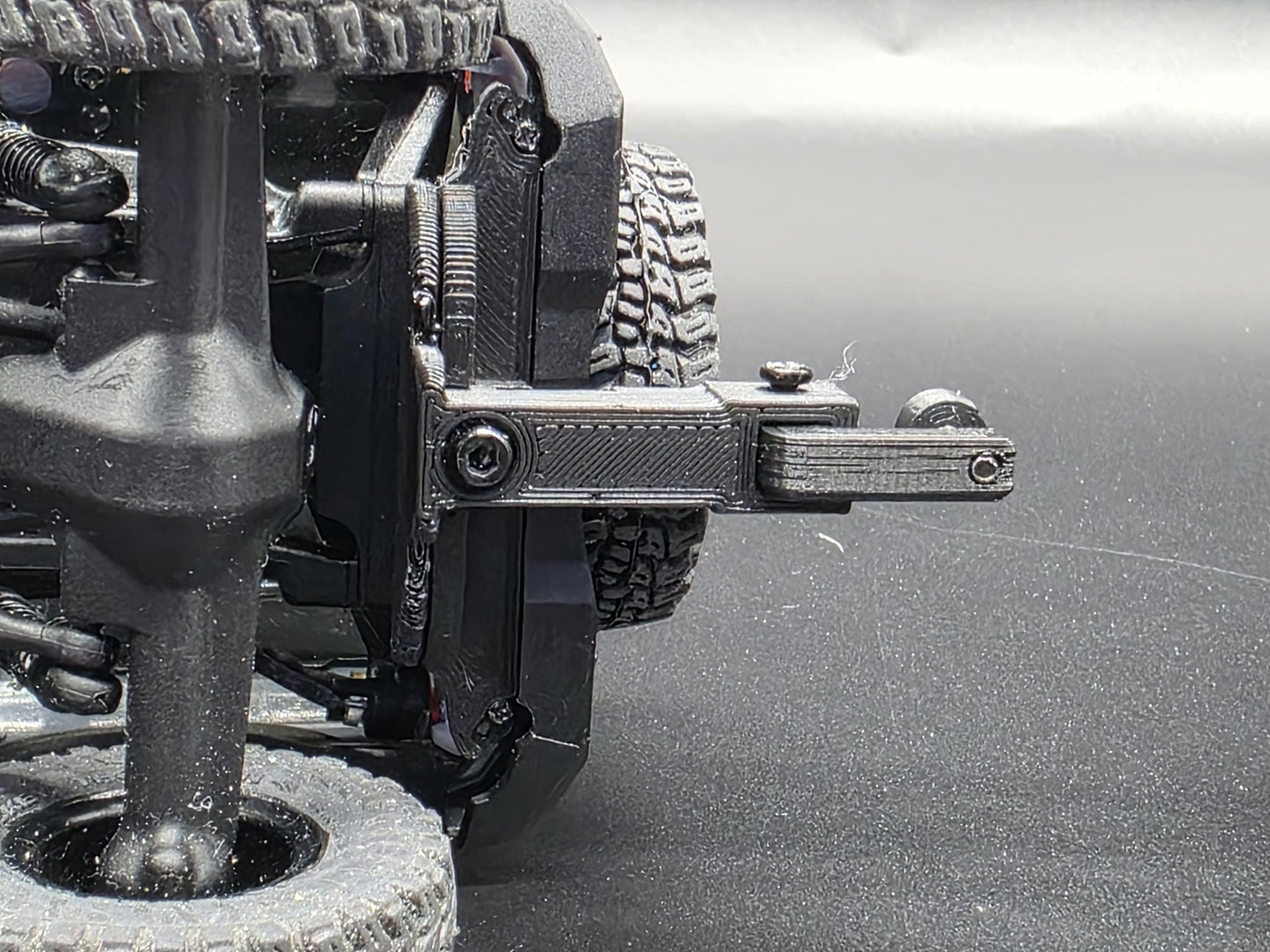 Trailer Hitch for Axial SCX30 Bronco, Jeep, and K10 Chevy Crawlers