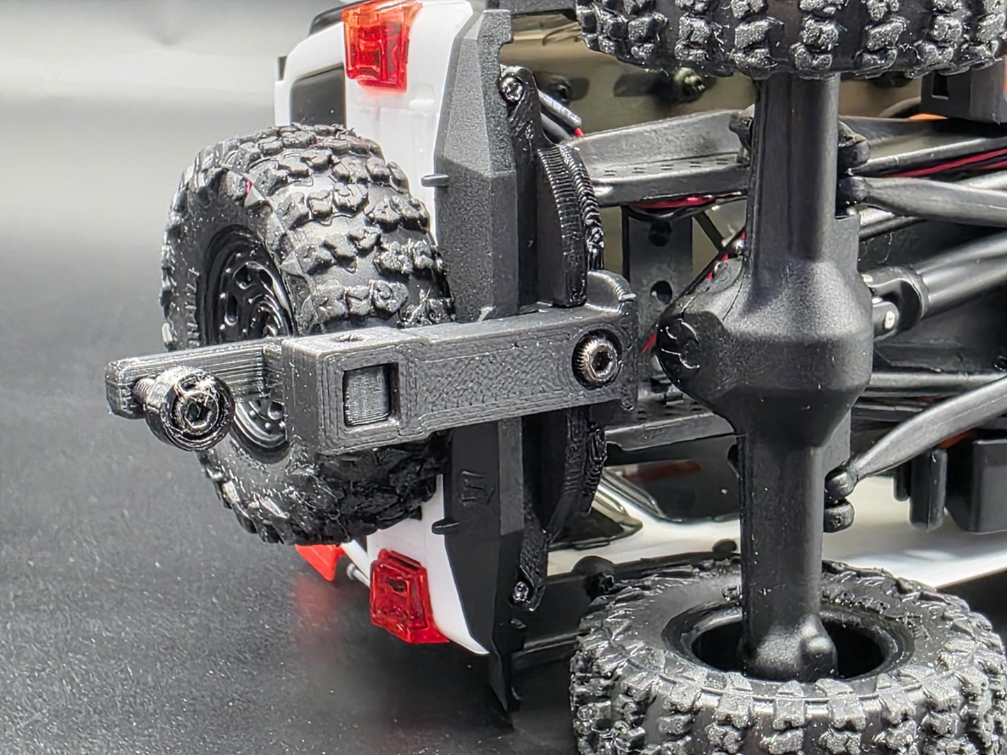 Trailer Hitch for Axial SCX30 Bronco, Jeep, and K10 Chevy Crawlers