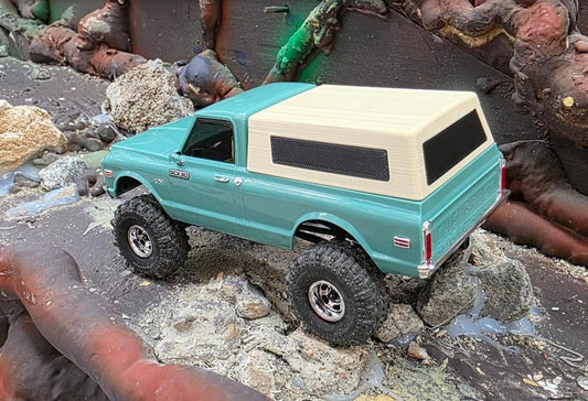 Camper Shell Bed Cap Covers for Axial SCX30 K10 Chevy Crawlers